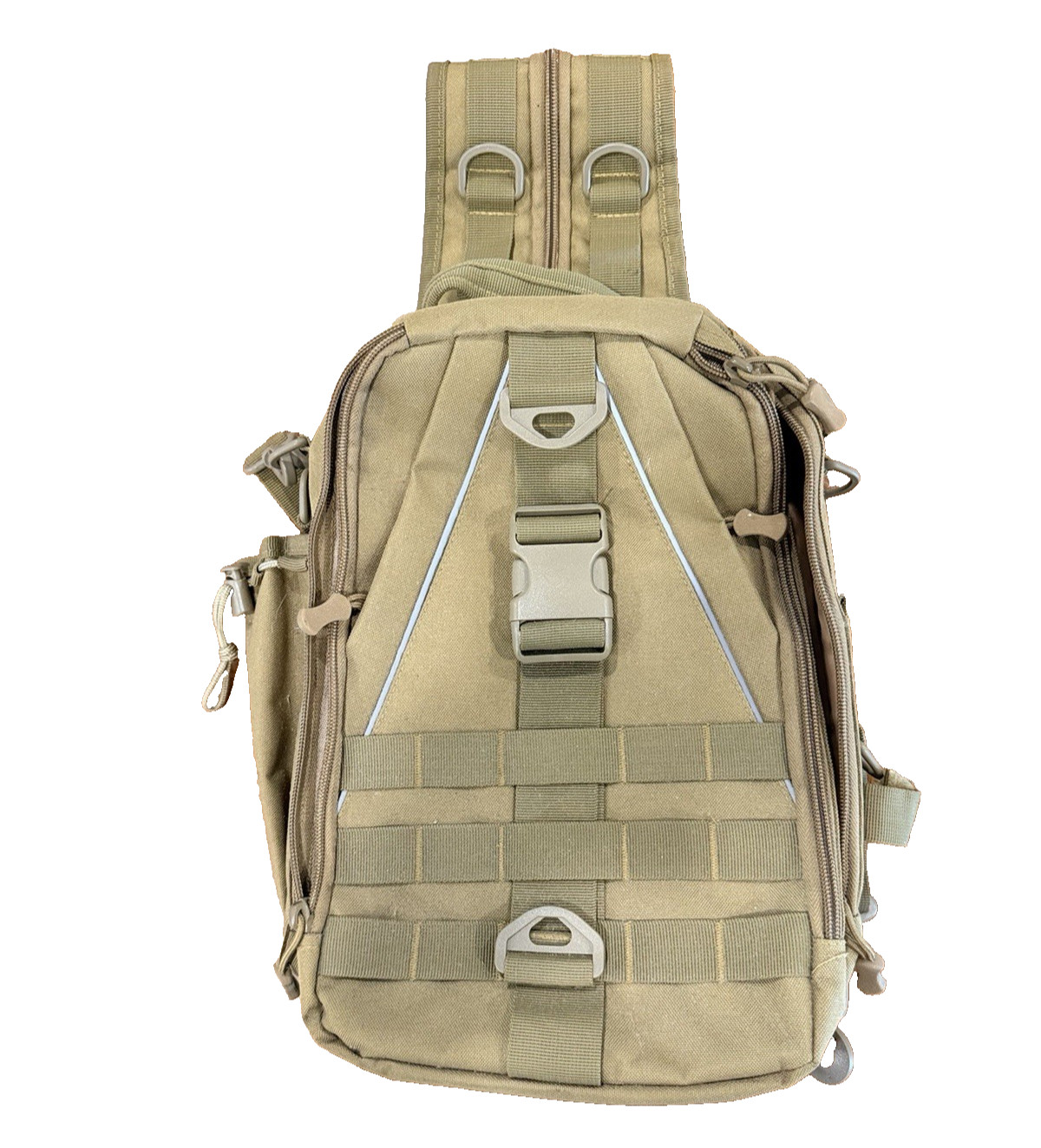 Tactical Military Style Backpack Tan MOLLE Assault Pack Day Pack Hiking EDC