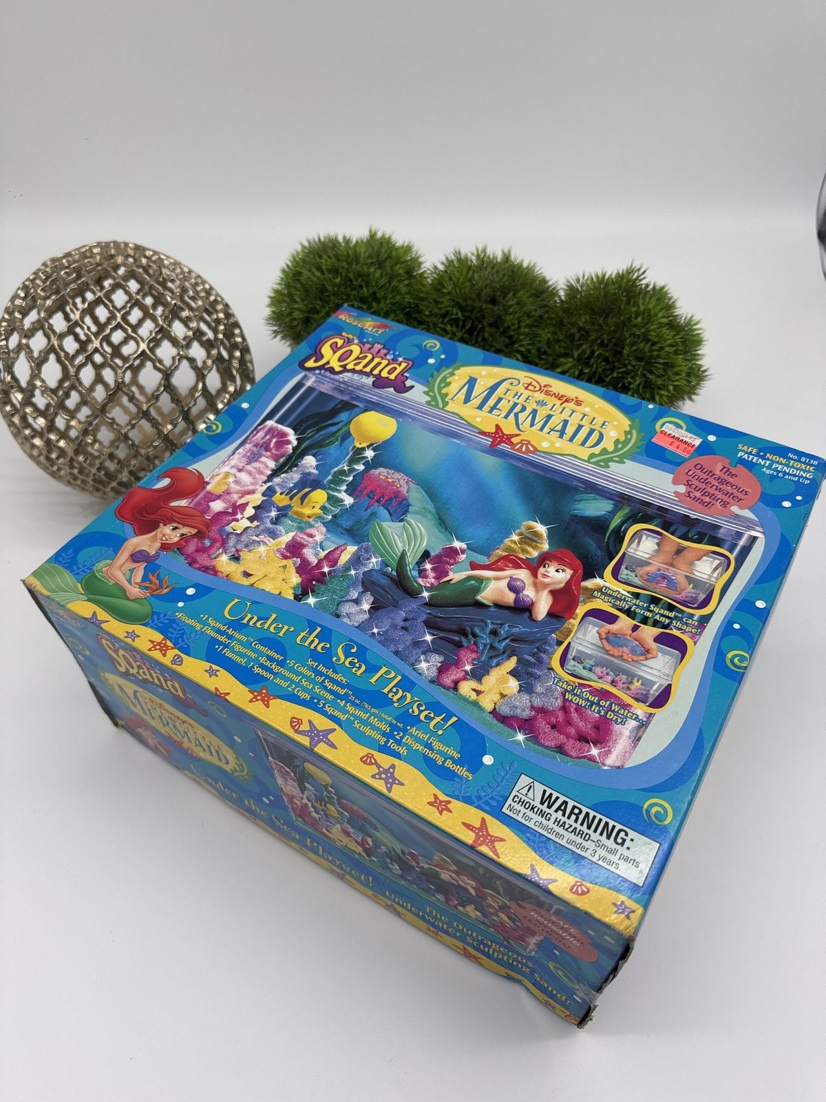 Disney Little Mermaid Under the Sea Playset RoseArt SQand Sculpting Sand Box