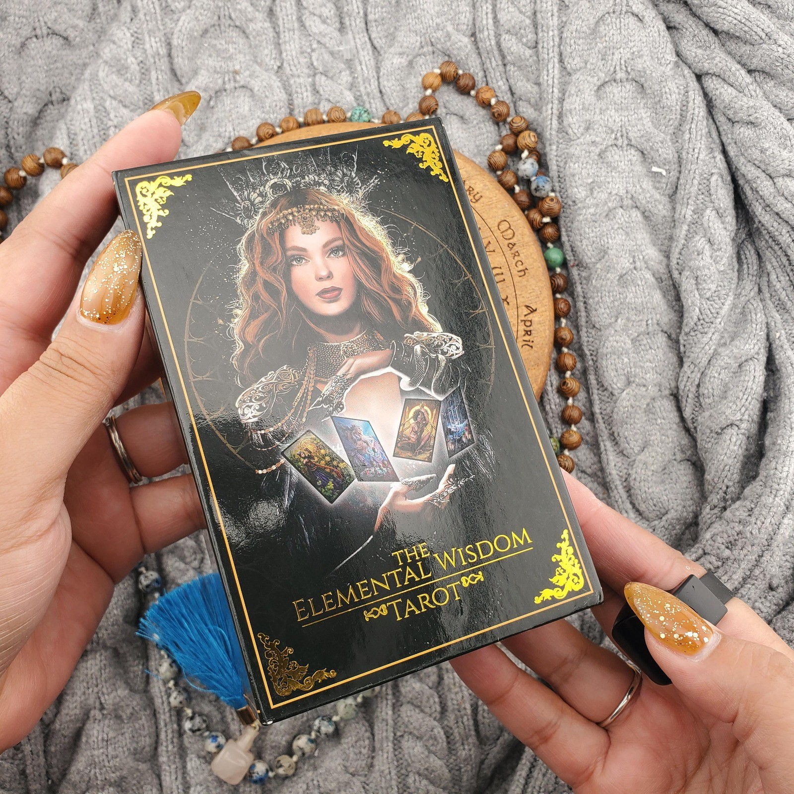 The Elemental Wisdom Tarot Cards 78 Card Complete Deck 2020 Taroteca Studio