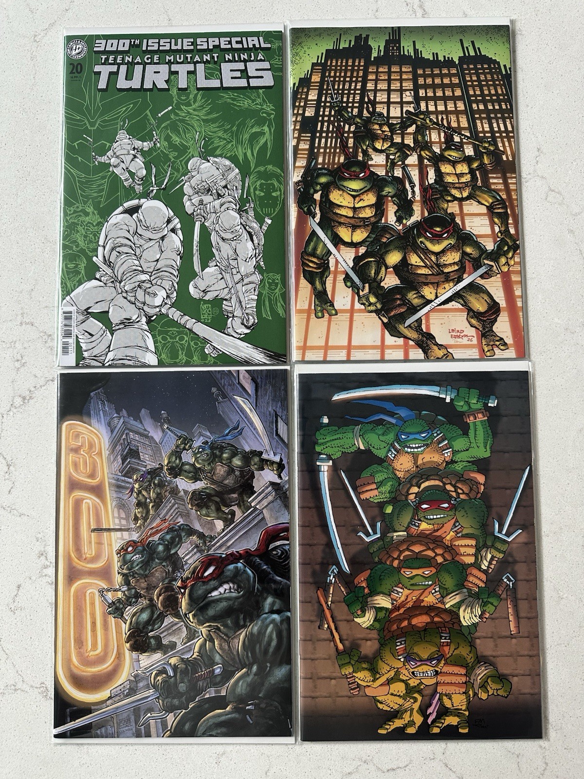 Teenage Mutant Ninja Turtles #20: 300th Issue Incentive Var Camuncoli 1:100 LOT Teenage Mutant Ninja Turtles #20: 300th Issue Incentive Var Camuncoli 1:100 LOT