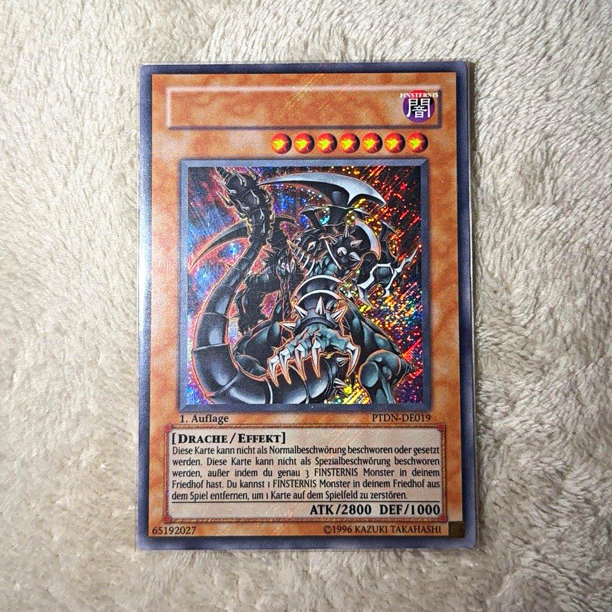 Yu-Gi-Oh Dark Armed Dragon PTDN-EN019 NO NAME ERROR MISPRINT
