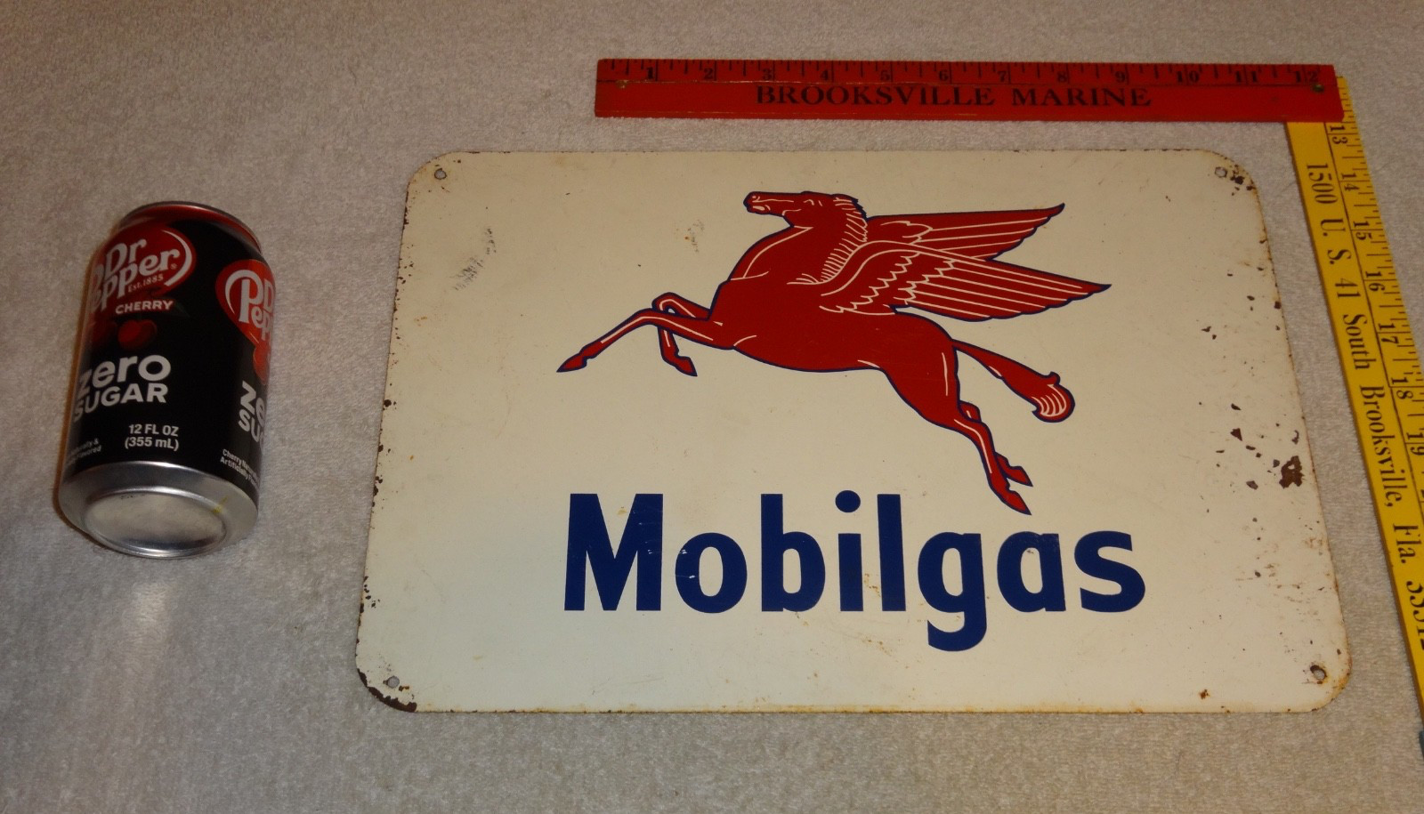 VINTAGE ORIGINAL ANTIQUE MOBIL MOBILGAS PEGASUS 14 VINTAGE ORIGINAL ANTIQUE MOBIL MOBILGAS PEGASUS 14