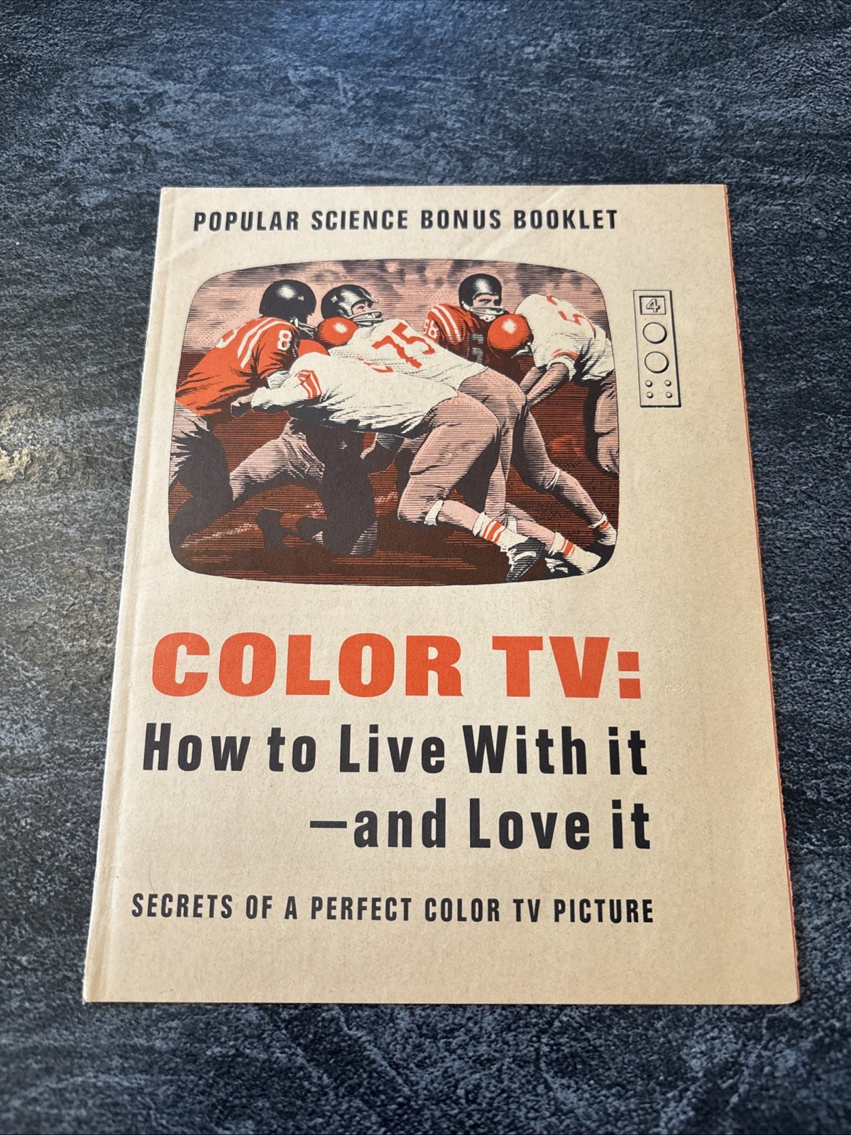 Popular Science Bonus Vintage Booklet Color TV How To Live With It and love It Popular Science Bonus Vintage Booklet Color TV How To Live With It and love It
