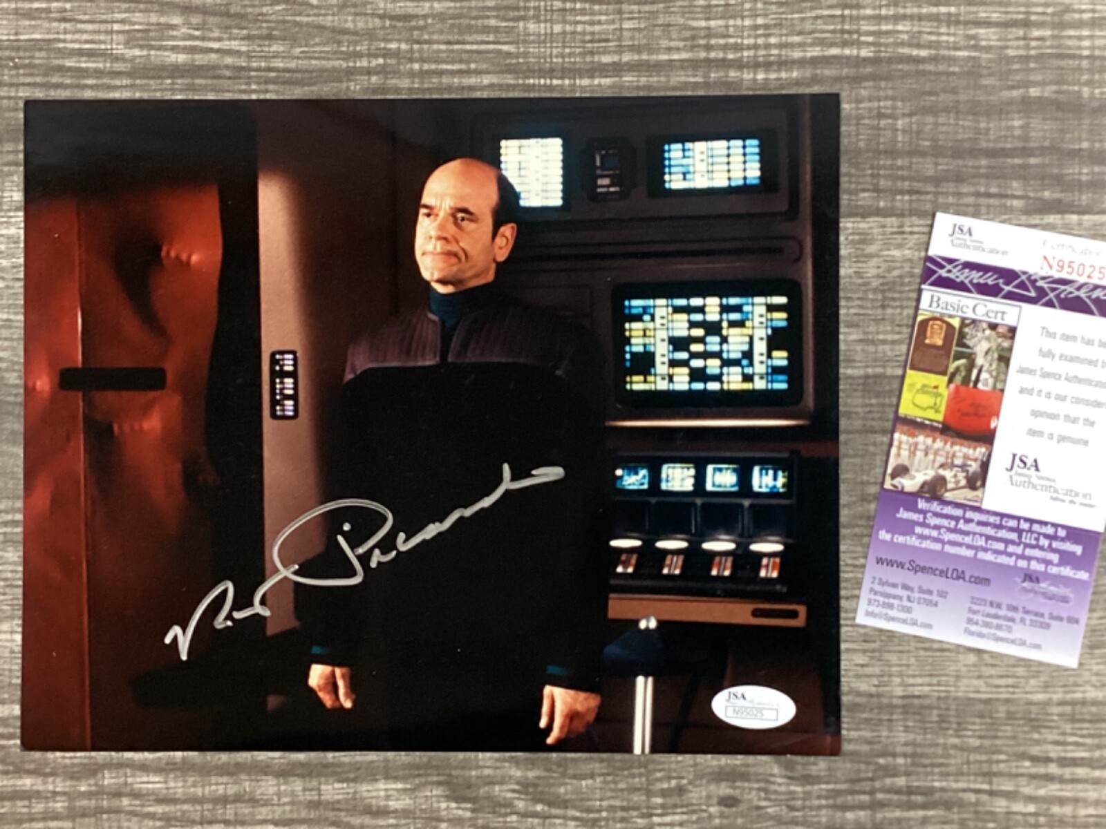 (SSG) ROBERT PICARDO Signed 10X8 Color 