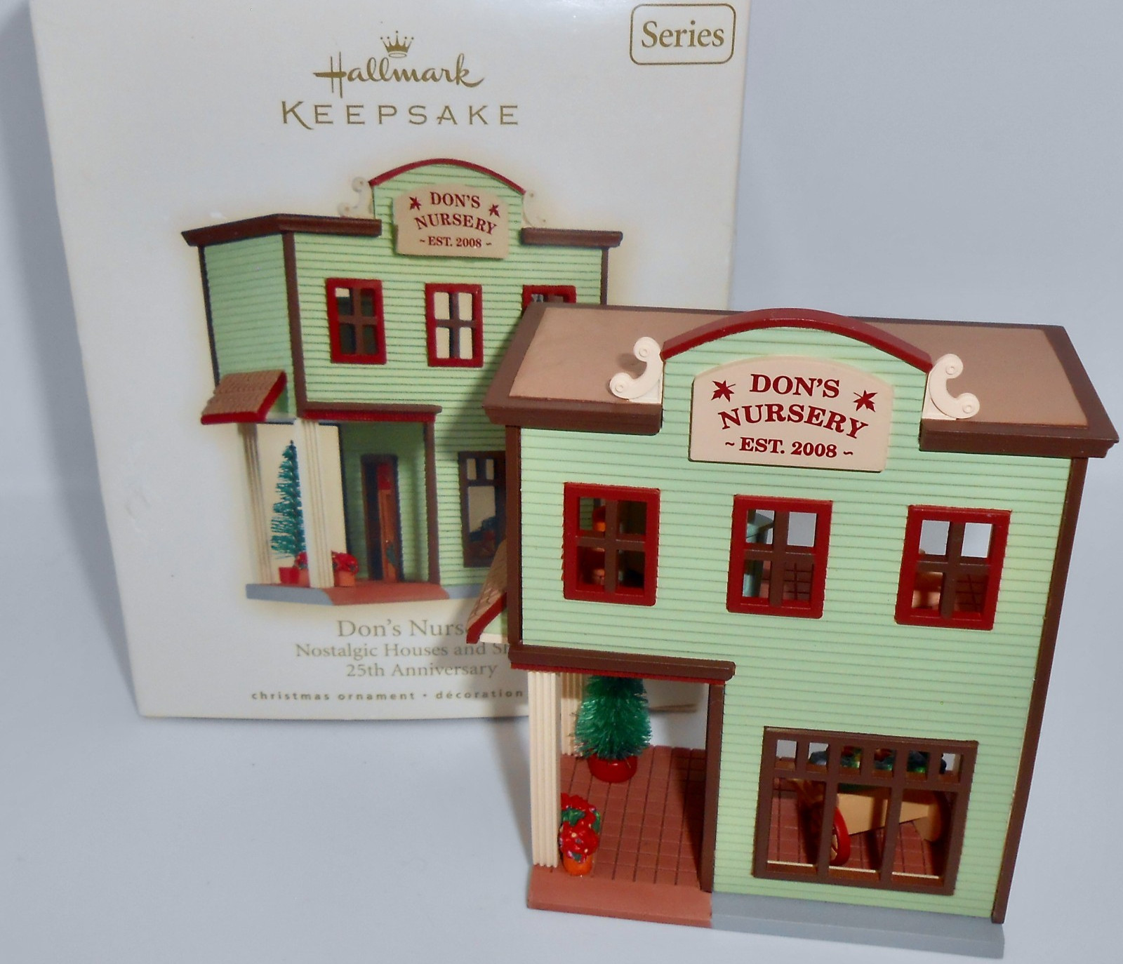 Hallmark Ornament 2008 DON\'S NURSERY 25th in Nostalgic Houses & Shops H41 Hallmark Ornament 2008 DON\'S NURSERY 25th in Nostalgic Houses & Shops H41