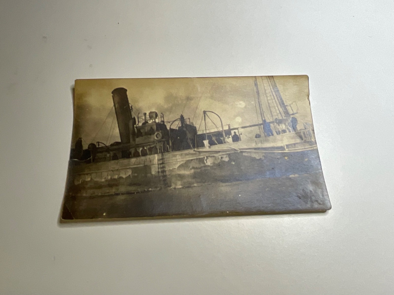 Antique Early 1900s Steamship Crew Maritime Ship Original Photograph Steam Vesse Antique Early 1900s Steamship Crew Maritime Ship Original Photograph Steam Vesse
