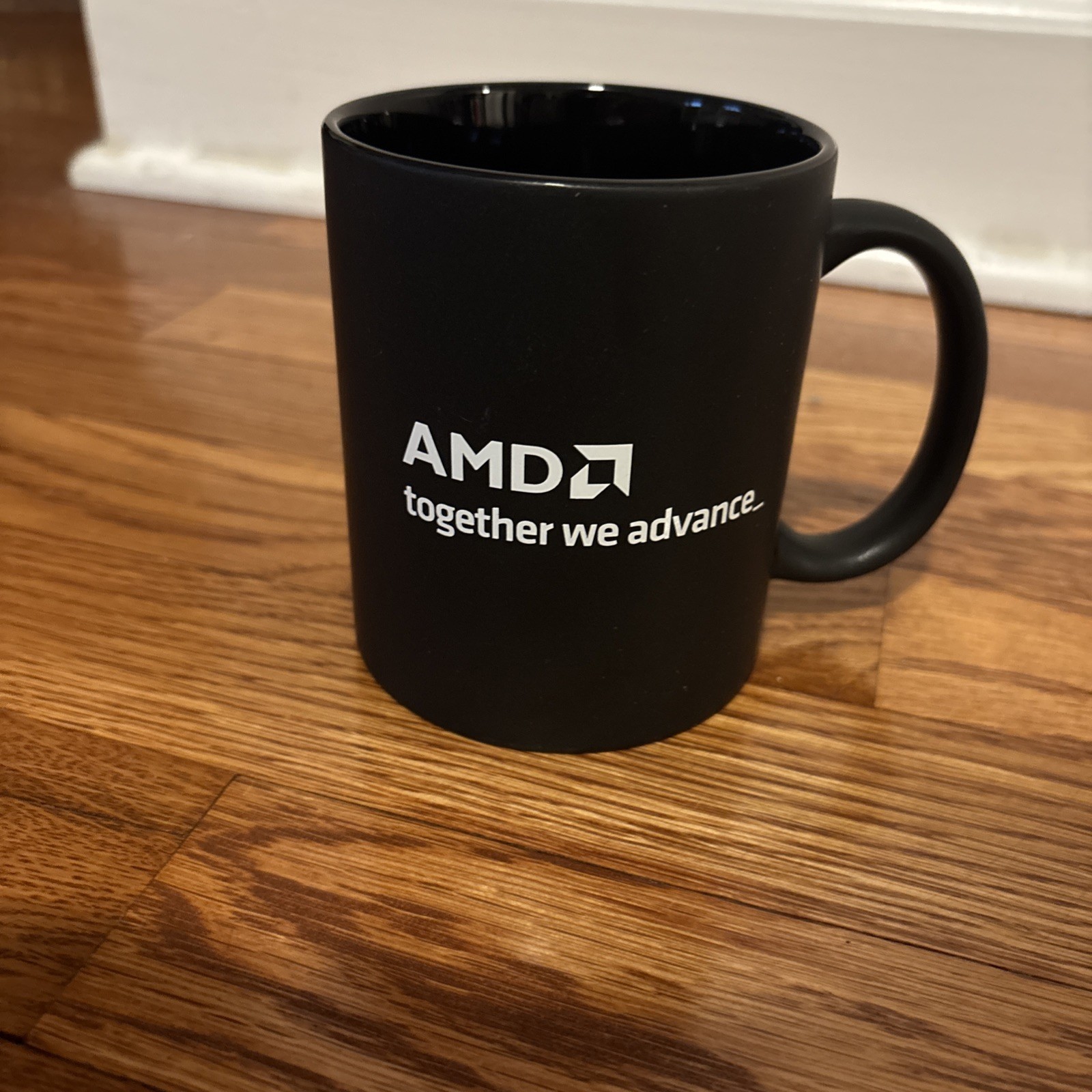 AMD Together We Advance black coffee mug AMD Together We Advance black coffee mug