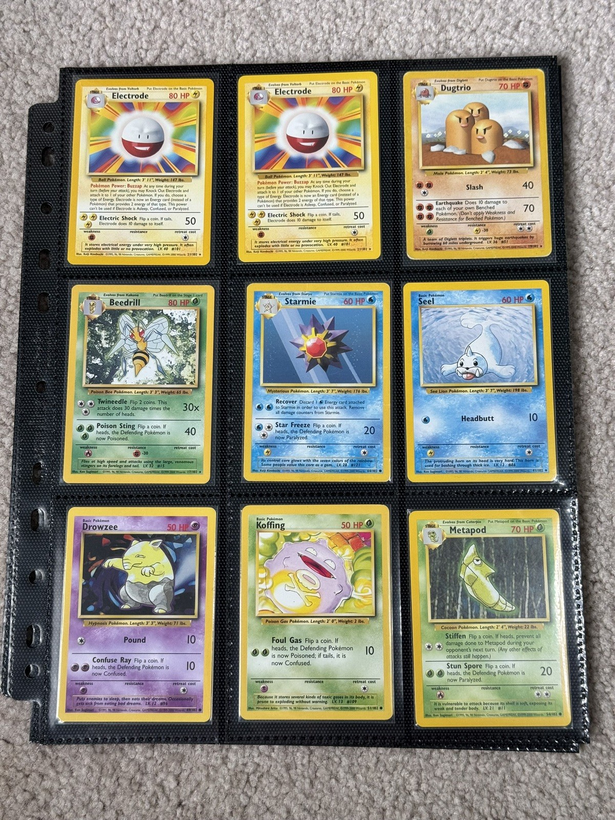 1999-2000 Pokemon BASE SET 4TH PRINT Edition NEAR COMPLETE Non Holo Cards Lot UK 1999-2000 Pokemon BASE SET 4TH PRINT Edition NEAR COMPLETE Non Holo Cards Lot UK