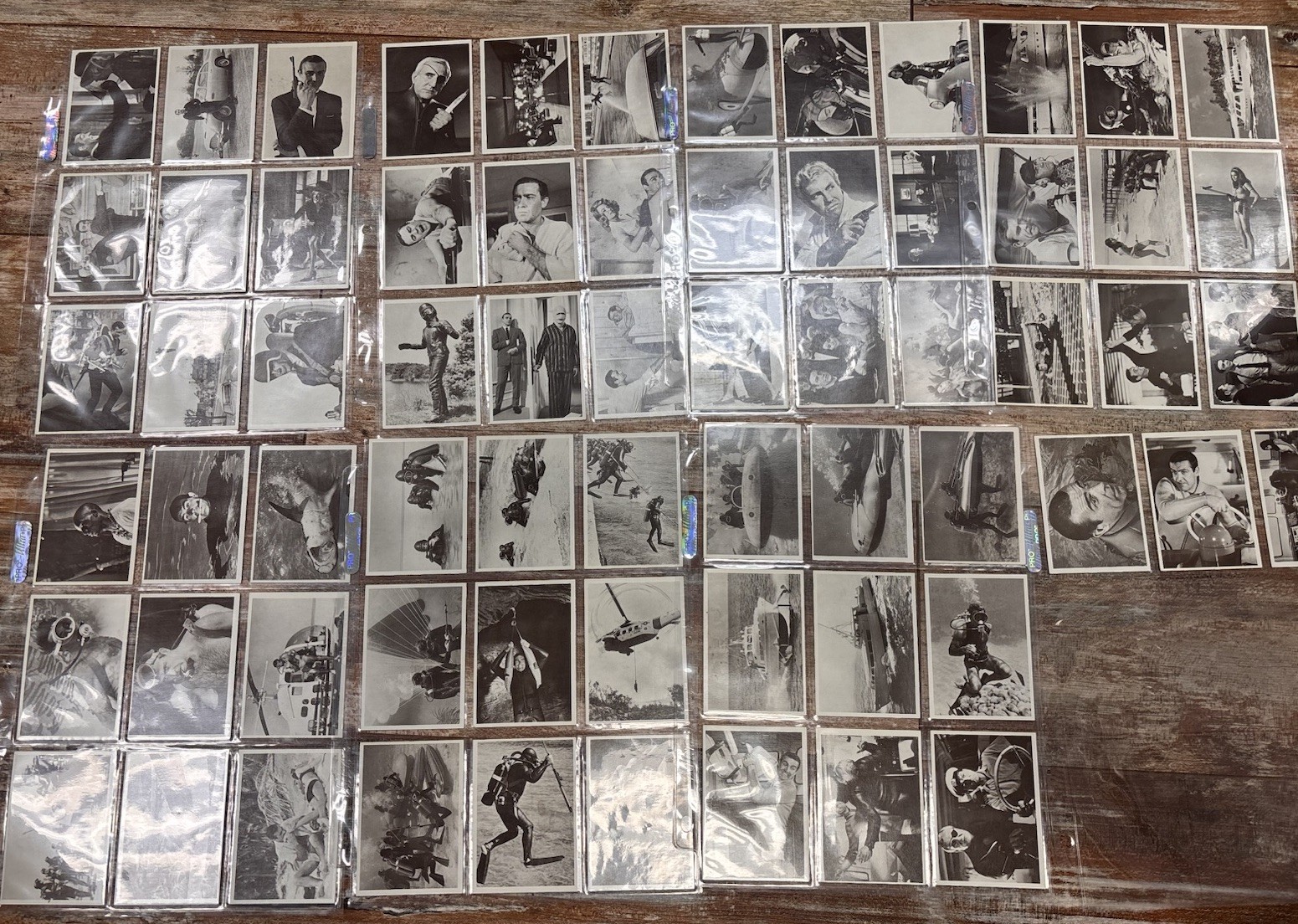 1966 Gildrose James Bond 007 Trading Cards Full Set 1-66 Thunderball High Grade 1966 Gildrose James Bond 007 Trading Cards Full Set 1-66 Thunderball High Grade