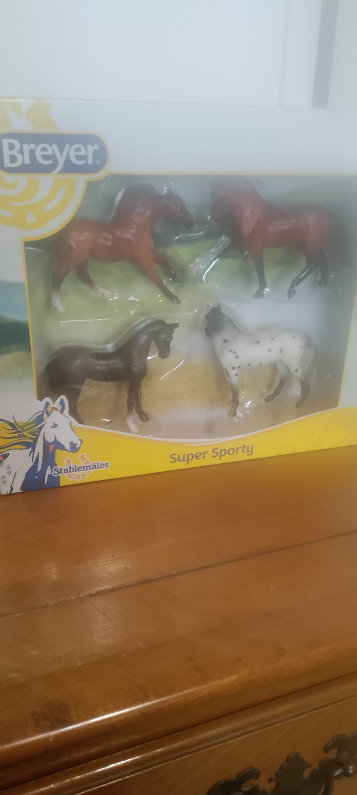 Breyer Stablemate Super Sporty Set. Breyer Stablemate Super Sporty Set.