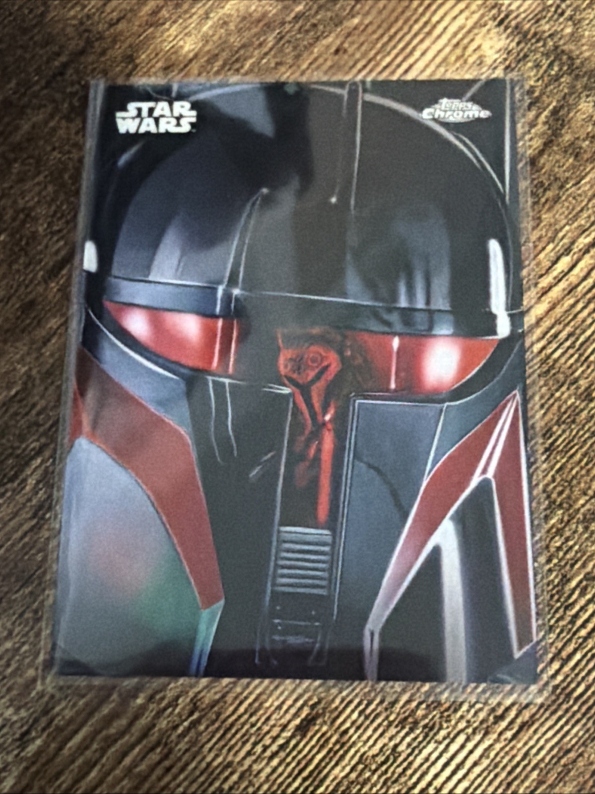 2026 Topps Chrome Star Wars For Mandalore #R-20 Reflections SSP Case Hit 2026 Topps Chrome Star Wars For Mandalore #R-20 Reflections SSP Case Hit