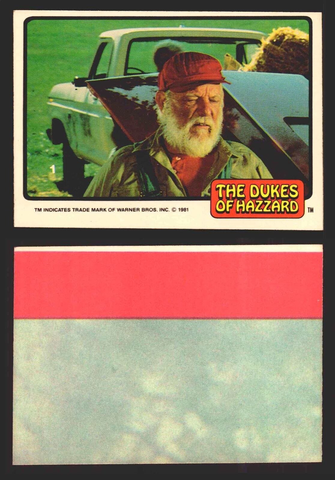 1981 Dukes of Hazzard Sticker Trading Cards You Pick Singles #1-#66 Donruss
