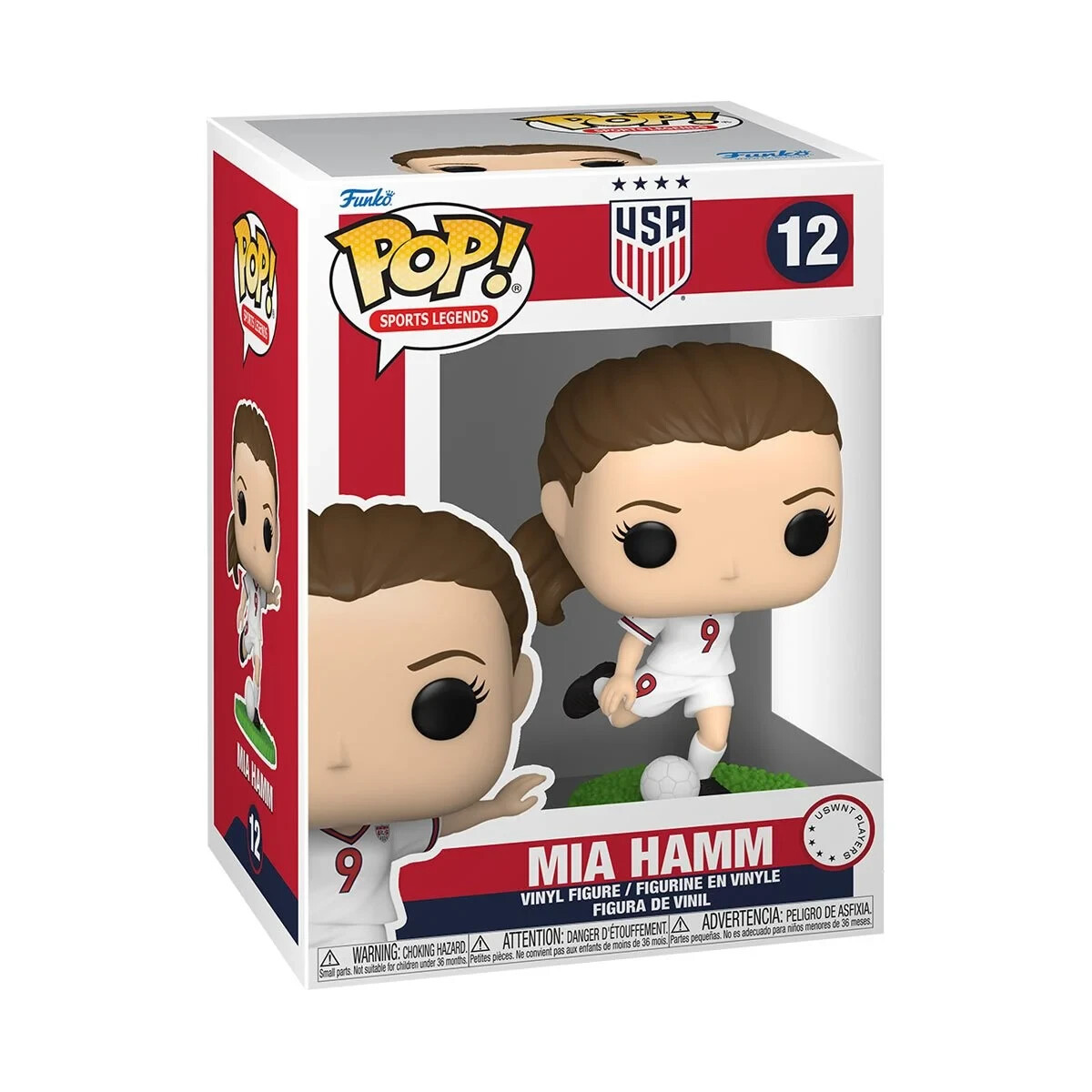 Funko Pop Sports Legends #12 USA Women Soccer -Mia Hamm Funko Pop Sports Legends #12 USA Women Soccer -Mia Hamm