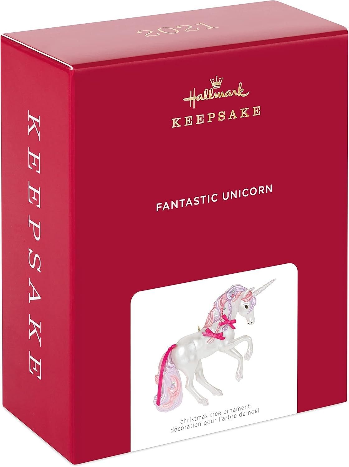 2021 Fantastic Unicorn Hallmark Keepsake Christmas Ornament QGO2262 2021 Fantastic Unicorn Hallmark Keepsake Christmas Ornament QGO2262