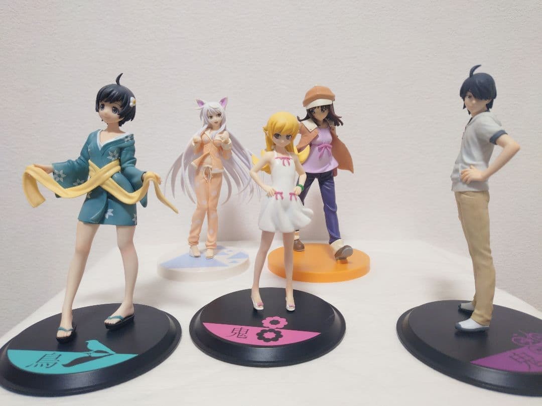 Bakemonogatari Junk Figure Set Collectible Anime Figures Authentic Japan Bakemonogatari Junk Figure Set Collectible Anime Figures Authentic Japan