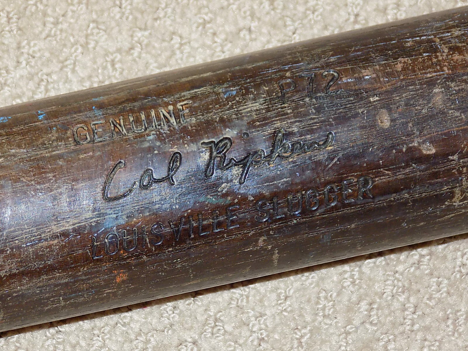 Cal Ripken Jr H&B Game Used Signed Bat 1983 Baltimore Orioles PSA GU 9.5