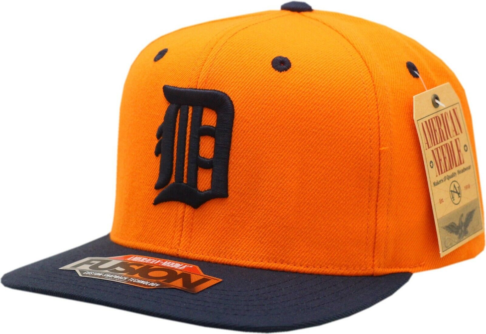Detroit Tigers Snapback Back To Front