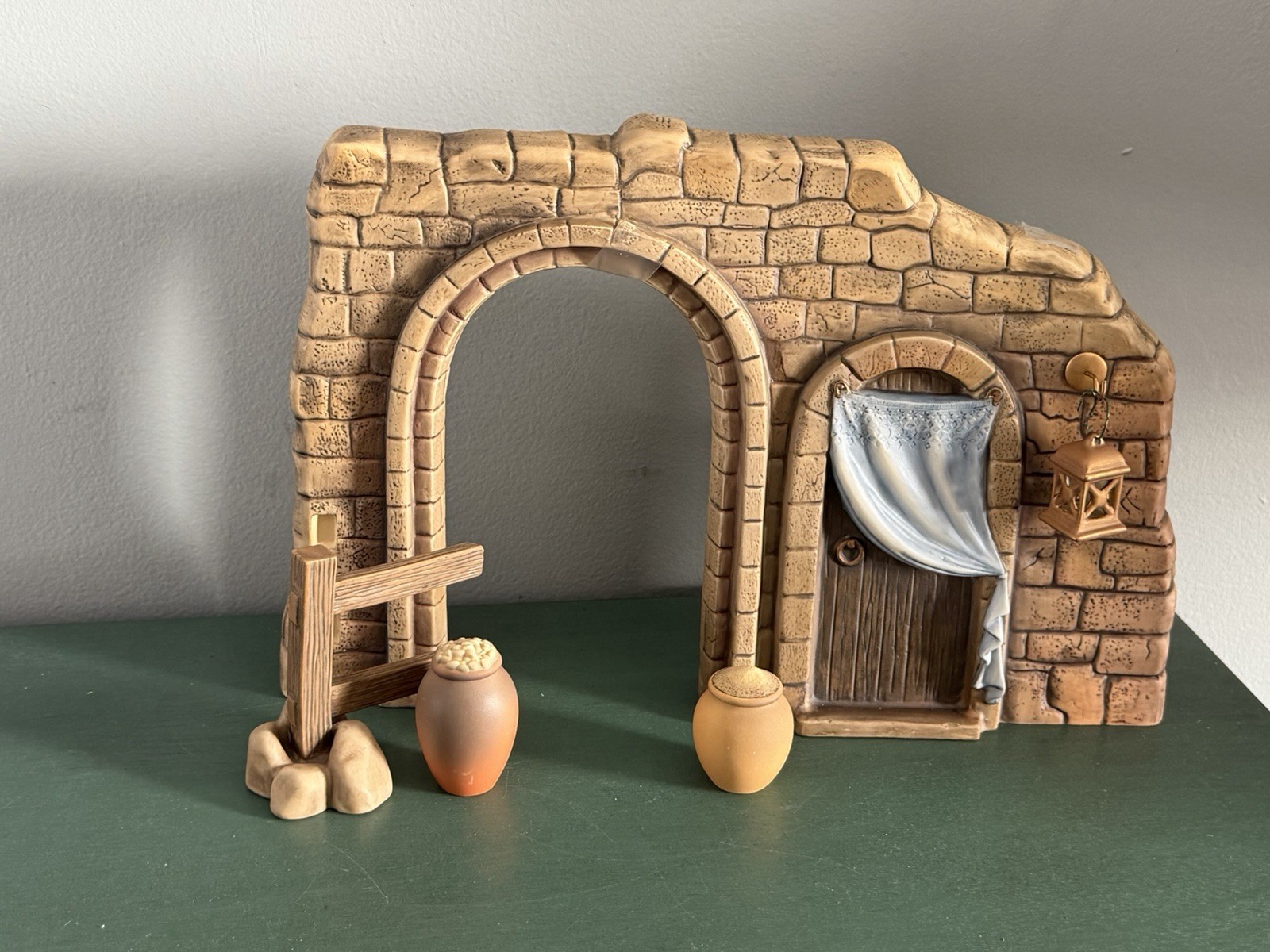 Vintage Lenox Little Town of Bethlehem Nativity Stable Thailand New Open Box
