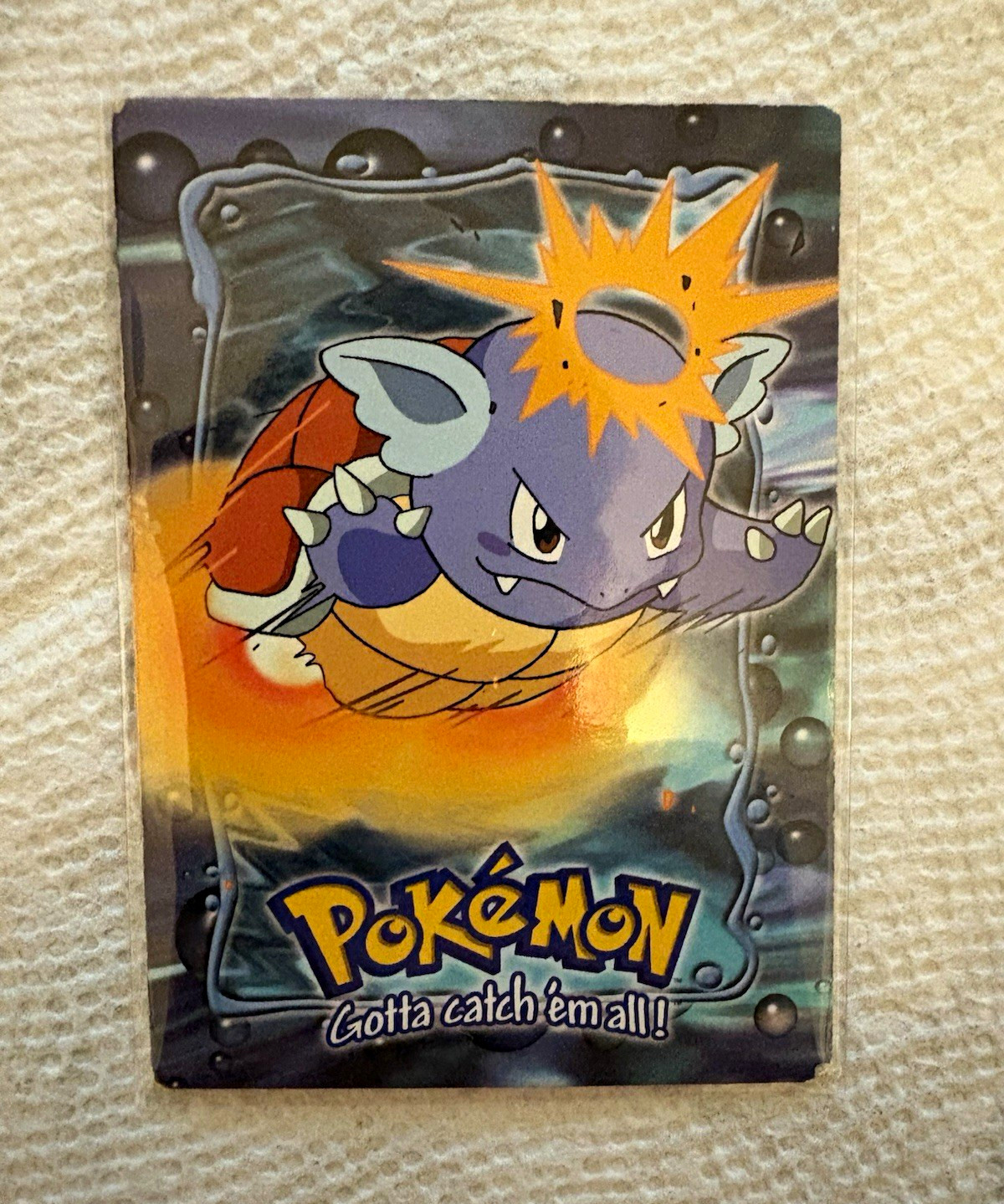 Topps Pokémon 1999 Gotta Catch 'Em All Stage 1 Wartortle Insert E8/12