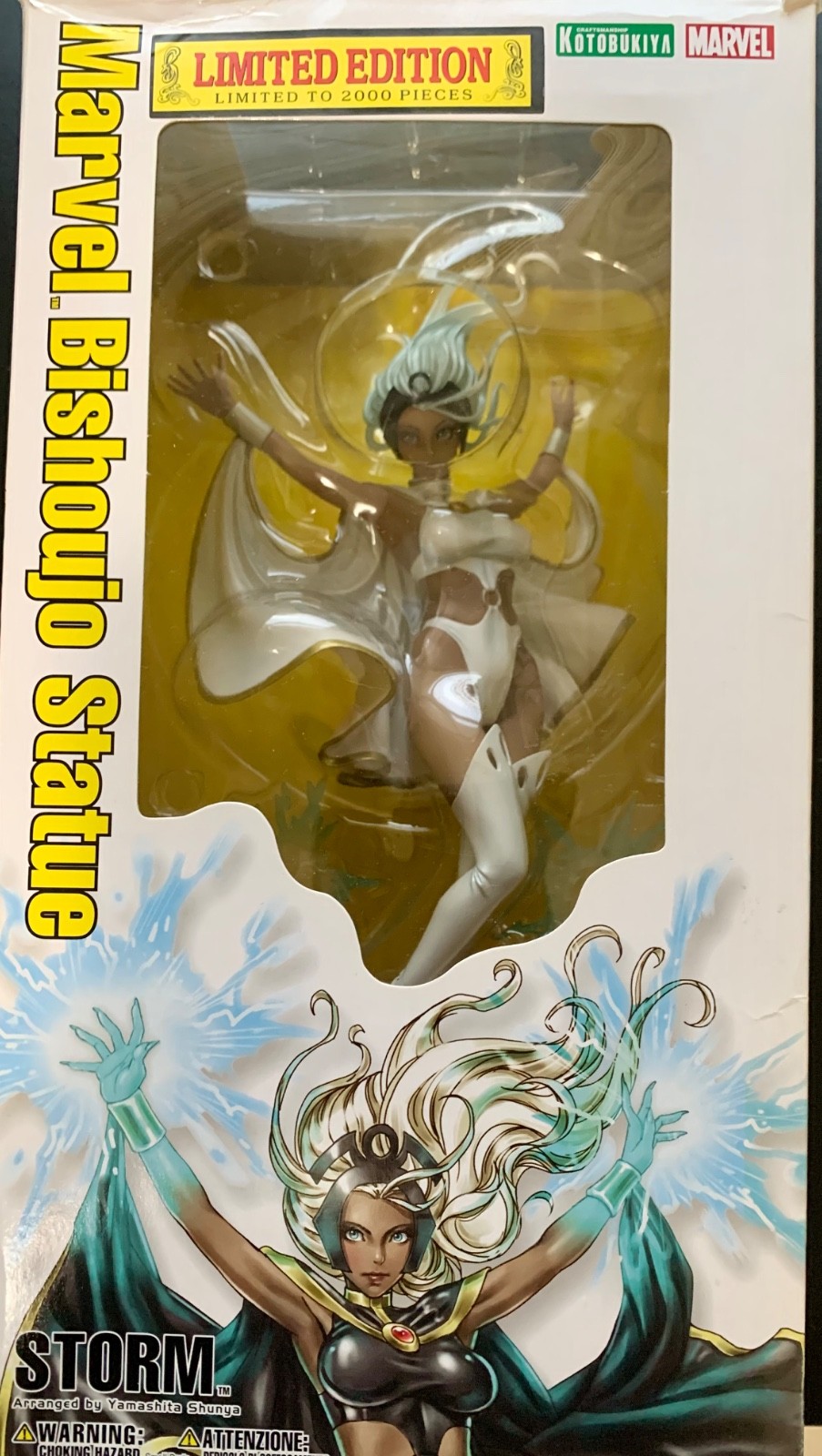 Kotobukiya Marvel Bishoujo Storm White Costume LE 2000 Statue w/ Box Kotobukiya Marvel Bishoujo Storm White Costume LE 2000 Statue w/ Box