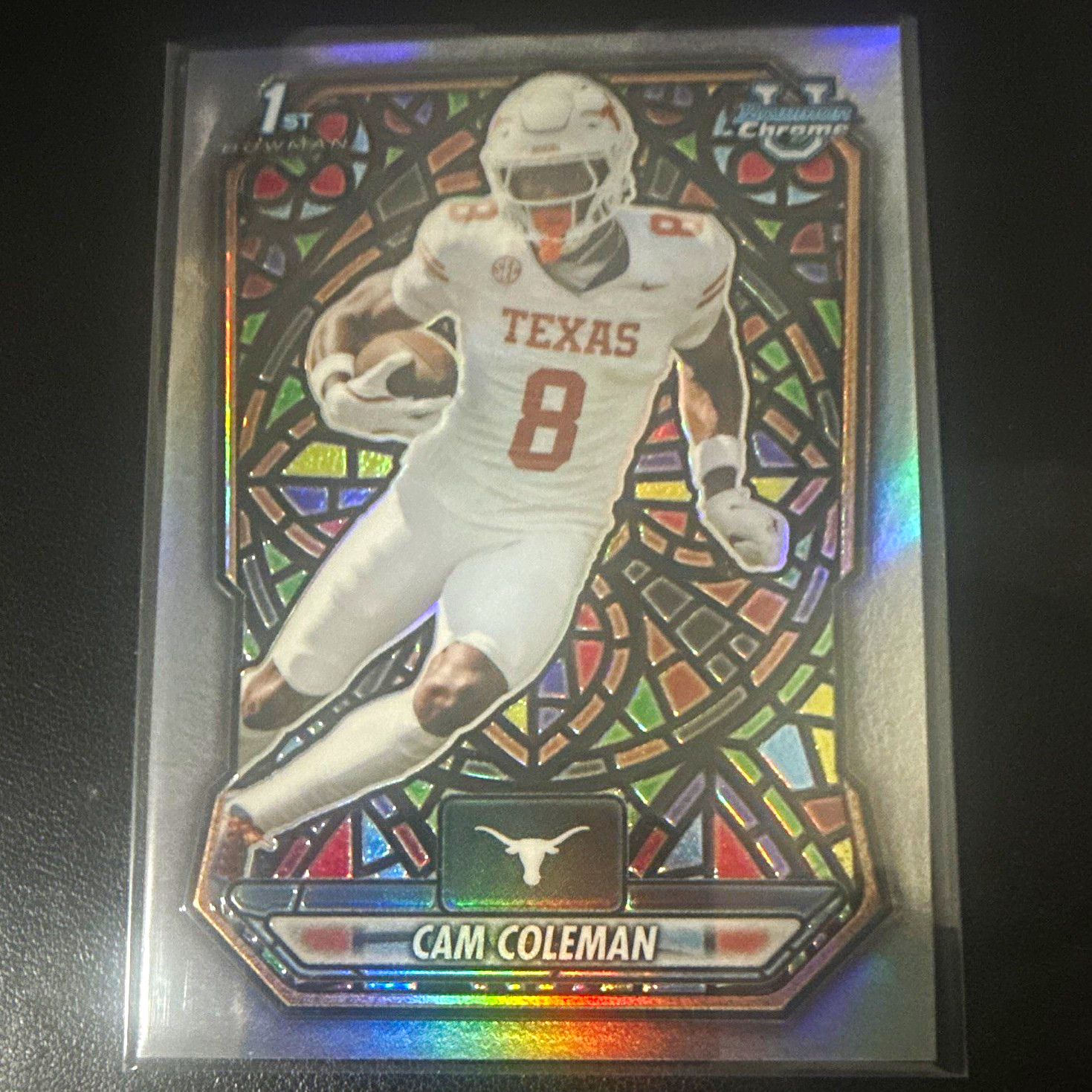 Topps 2026 Bowman Chrome 1st Cam Coleman Etched Glass #CPE-12 Topps 2026 Bowman Chrome 1st Cam Coleman Etched Glass #CPE-12