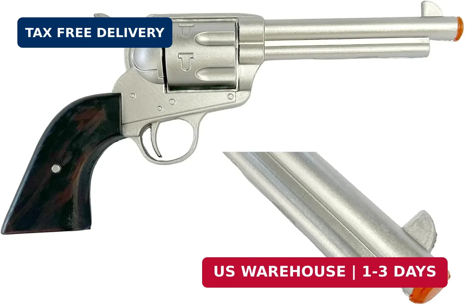 12.5 Inch Wild West Costume Prop Redemption Classic Foam Western Revolver Cowboy 12.5 Inch Wild West Costume Prop Redemption Classic Foam Western Revolver Cowboy