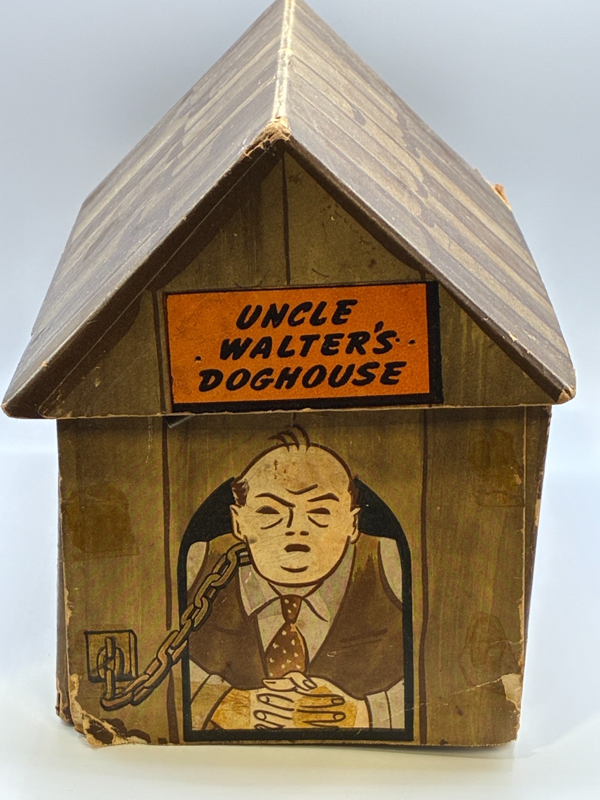 Vintage 1940 Sir Walter Raleigh Tobacco Uncle Walter's Doghouse Premium NBC Box Vintage 1940 Sir Walter Raleigh Tobacco Uncle Walter's Doghouse Premium NBC Box