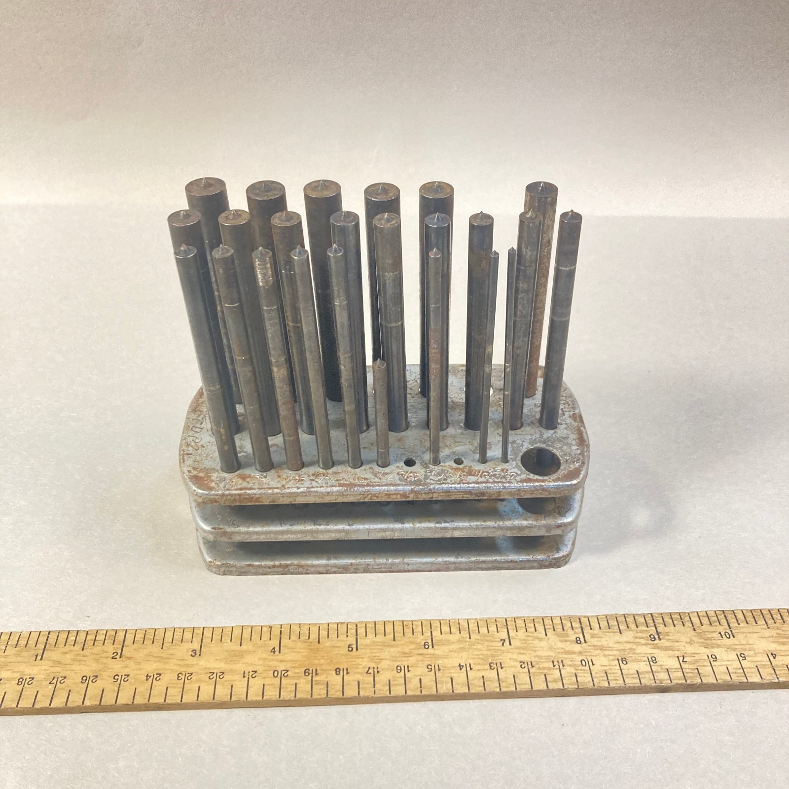 Vintage Transfer Tip Point Set 23 Pc w/ Stand Vintage Transfer Tip Point Set 23 Pc w/ Stand
