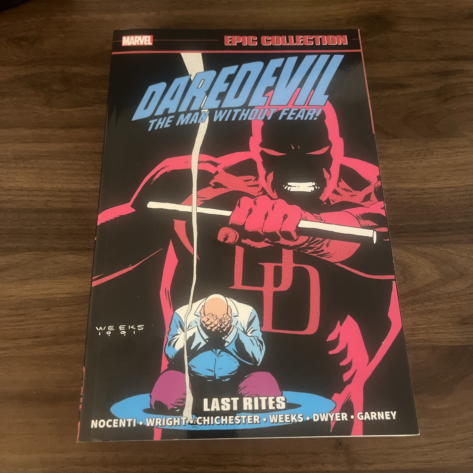 Daredevil Epic Collection Volume #15 Last Rites Nocenti Chichester Weeks Marvel Daredevil Epic Collection Volume #15 Last Rites Nocenti Chichester Weeks Marvel