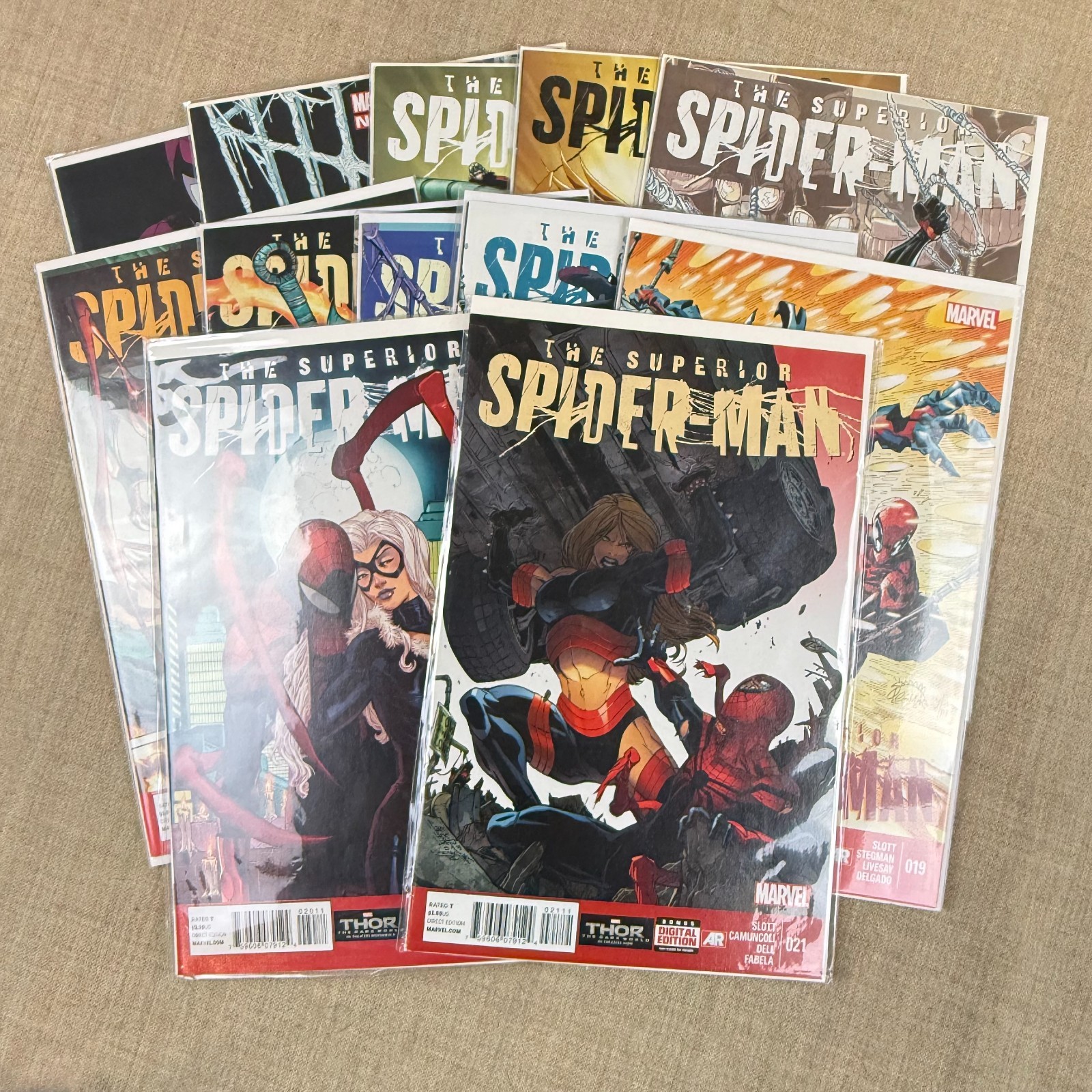 Superior Spider-Man #10-21 Marvel Now Complete Run Slott Ramos NM Superior Spider-Man #10-21 Marvel Now Complete Run Slott Ramos NM