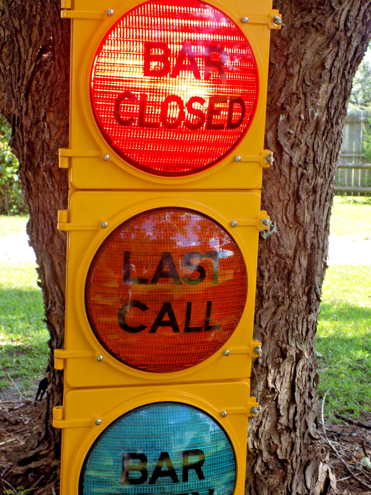 Real Traffic Light Signal Bar Open, Last Call, Bar Closed 12 Real Traffic Light Signal Bar Open, Last Call, Bar Closed 12