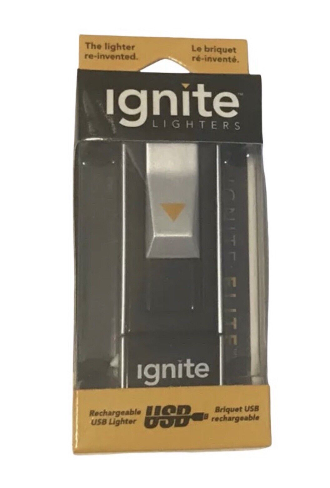 Ignite E-Data Rechargeable USB Flameless All Weather Lighter. New In Box.  F