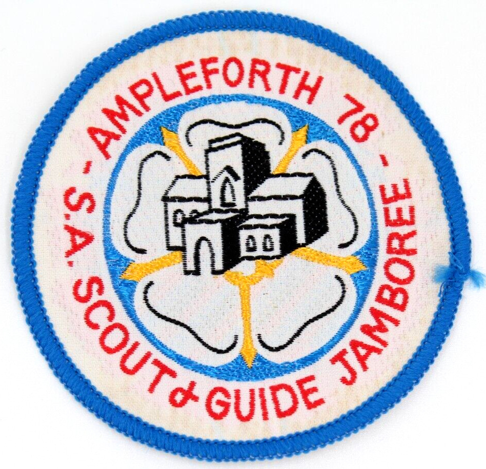 Vintage 1978 Ampleforth S.A. Scout & Guide Jamboree Patch England UK Scouting