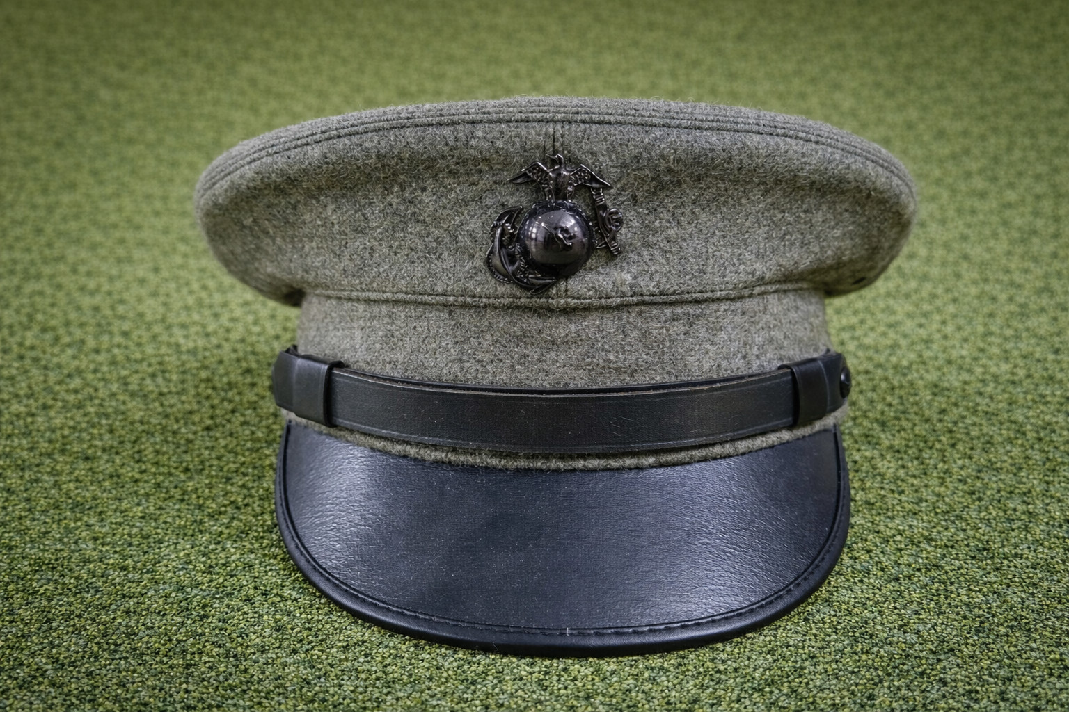 US USMC Crusher Millitary Cap Marines Army officer Dress Hat All sizes