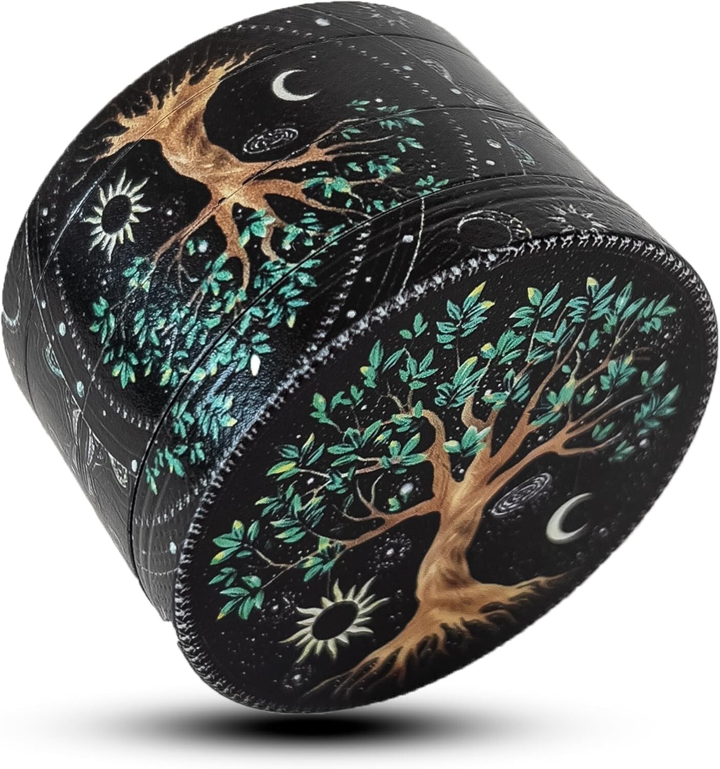 Herb Grinder 4-Piece 2.5 inch Large Metal Tobacco Crusher Colorful Magnetic TREE Herb Grinder 4-Piece 2.5 inch Large Metal Tobacco Crusher Colorful Magnetic TREE