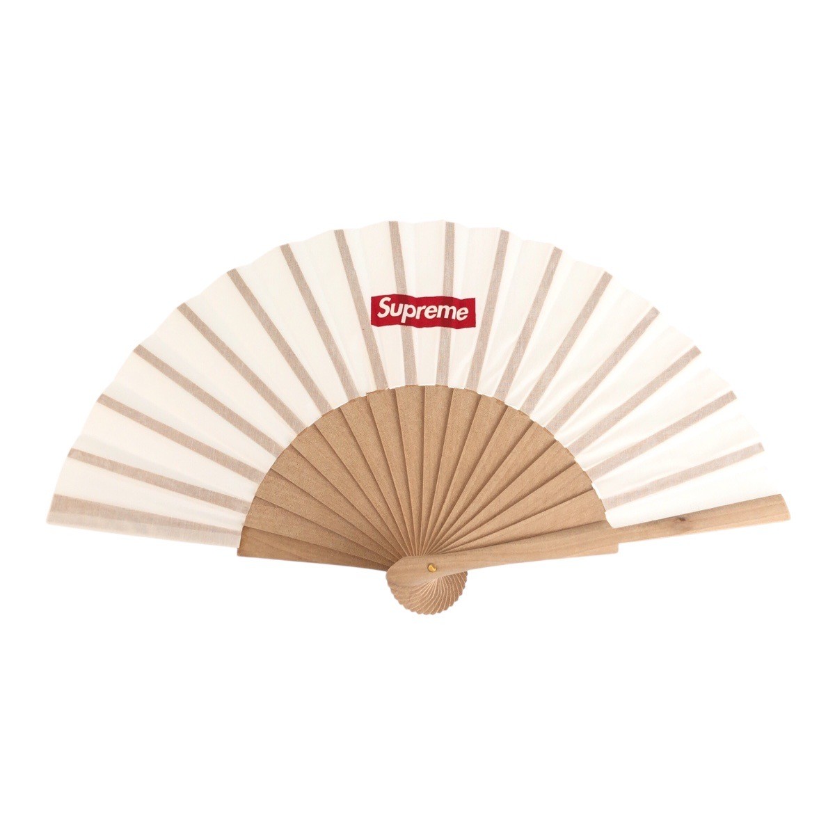 Supreme Sasquatchfabrix Folding fan white Wood/cloth