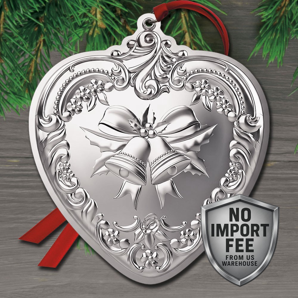 New 2026 Wallace Heart 35th Edition Sterling Ornament NIB Freeship form US