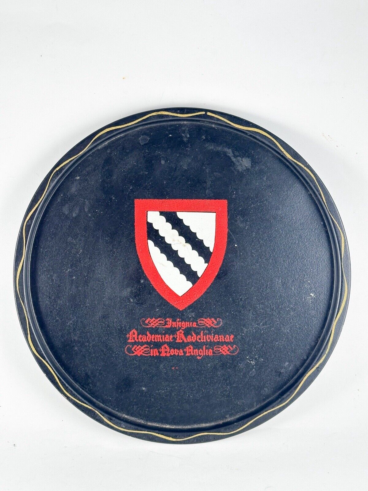 Vintage Harvard University Radcliffe Alumni Metal Tray NASHCO