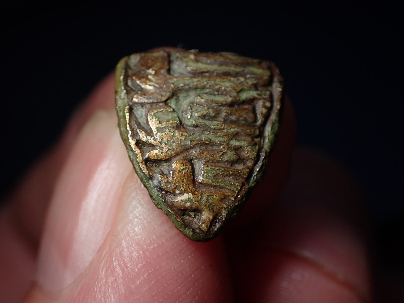 Early 14th Century Heraldic Stud Depicting the Arms of England