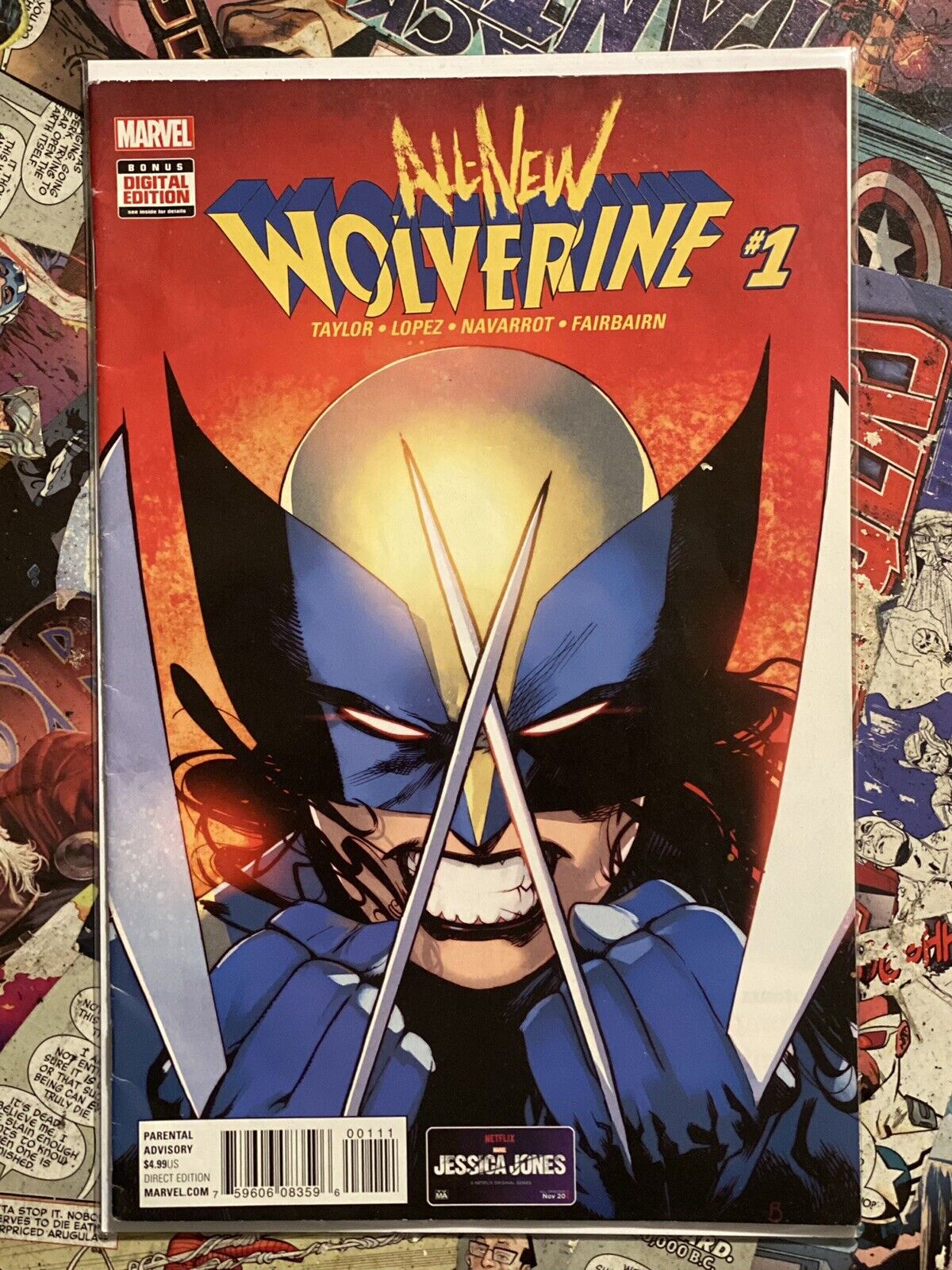 ALL-NEW WOLVERINE #1 - 1ST PRINT - 1ST X-23 as WOLVERINE - MARVEL COMICS 2016