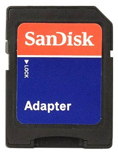 NEW SanDisk Adapter MicroSD Micro SD to SD HC SDHC Adaptor Memory Card Reader NEW SanDisk Adapter MicroSD Micro SD to SD HC SDHC Adaptor Memory Card Reader