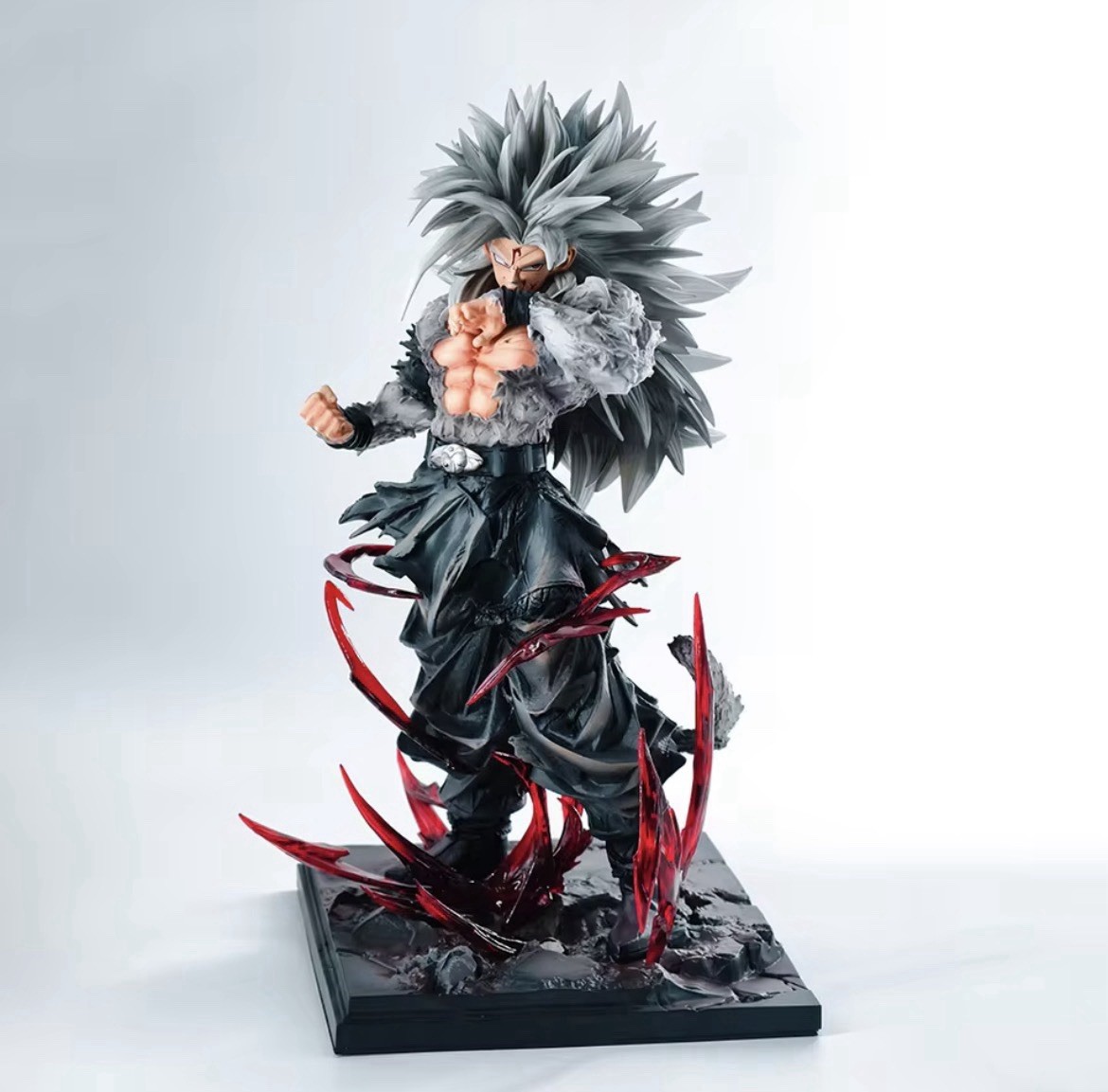 Dragon Ball Z SSJ5 Goku Figure Super Saiyan 5 PVC 36cm Statue Collectible