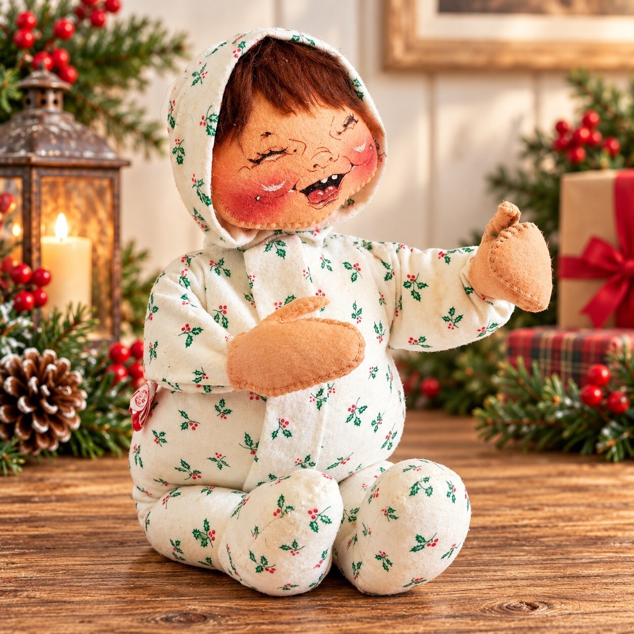 1990 Annalee Christmas Baby Doll 9\