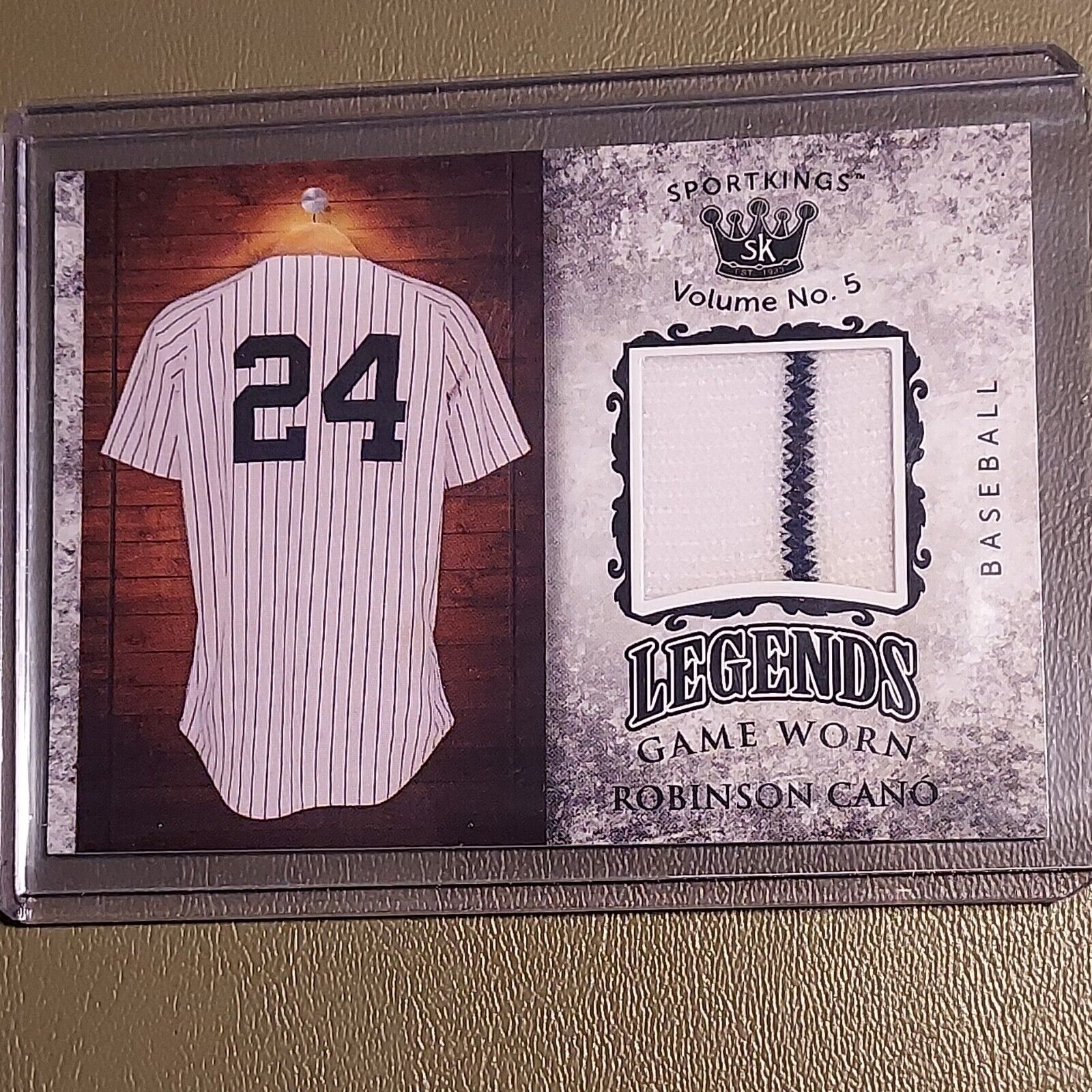 🔥2024 SPORT  KINGS VOLUME 5 ROBINSON CANO GAME WORN LEGENDS🔥FIRE CARD🔥