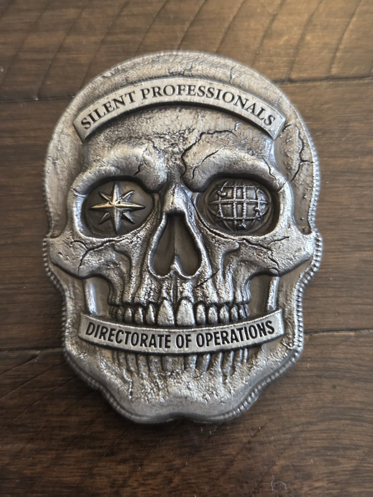 RARE BIG CIA - Directorate Of Operations - Silent Professionals Challenge Coin