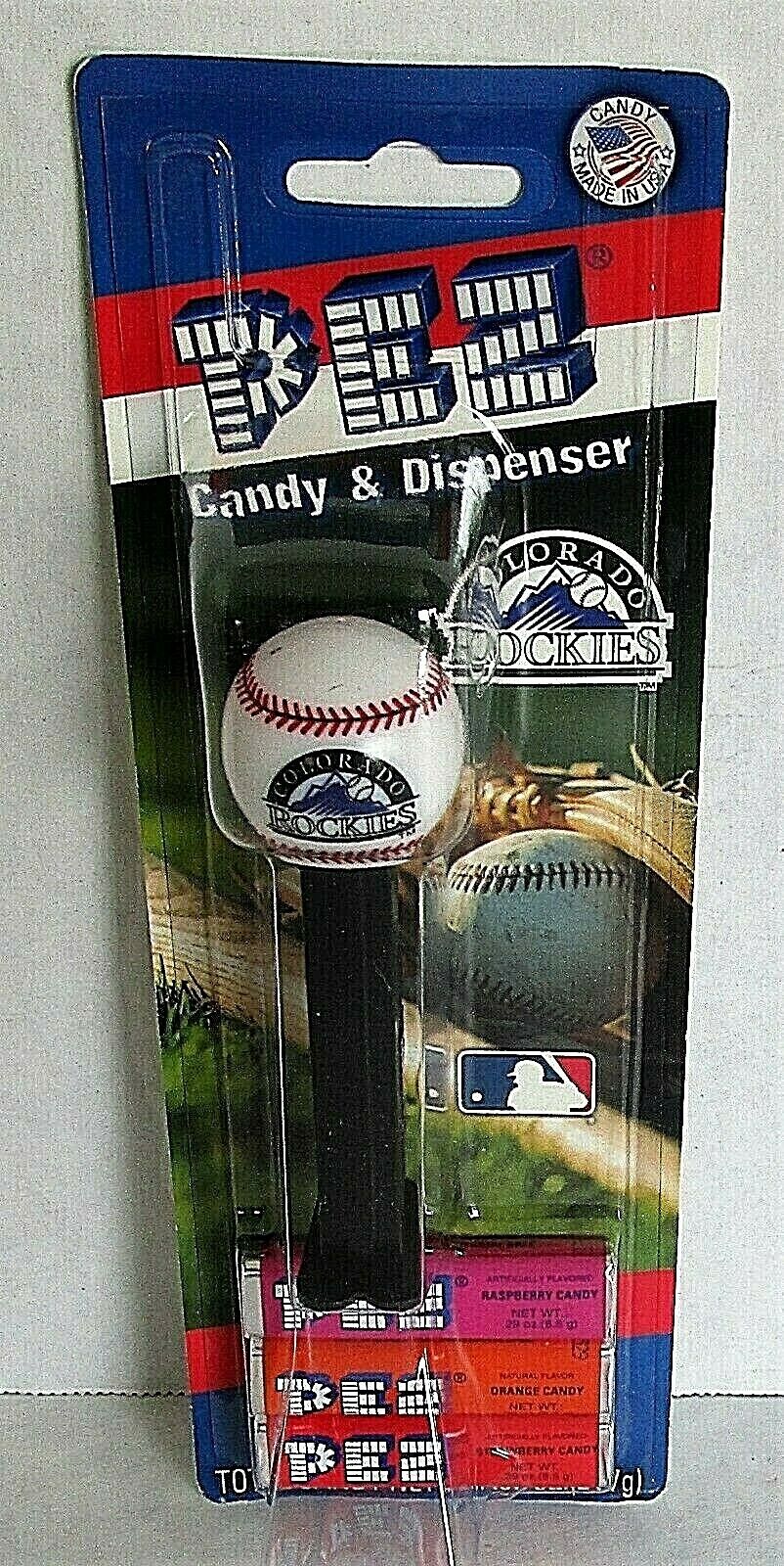 MLB Pez Dispenser COLORADO ROCKIES  BASEBALL   [Carded]
