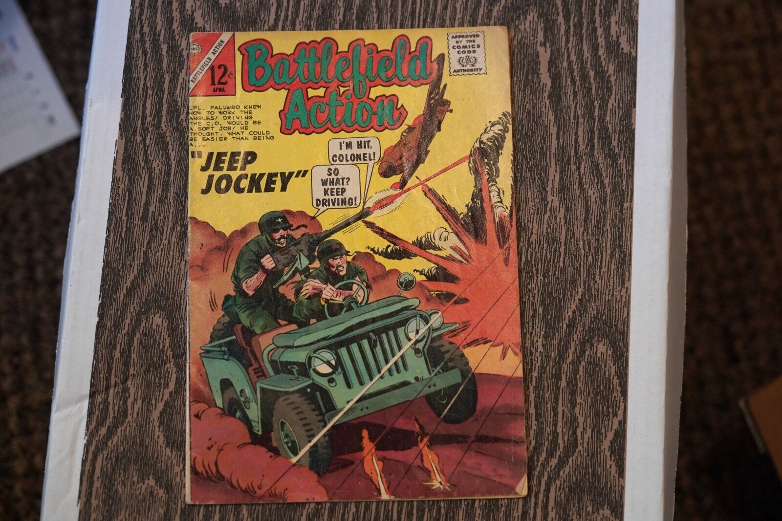 Battlefield Action Jeep Jockey Comic Book