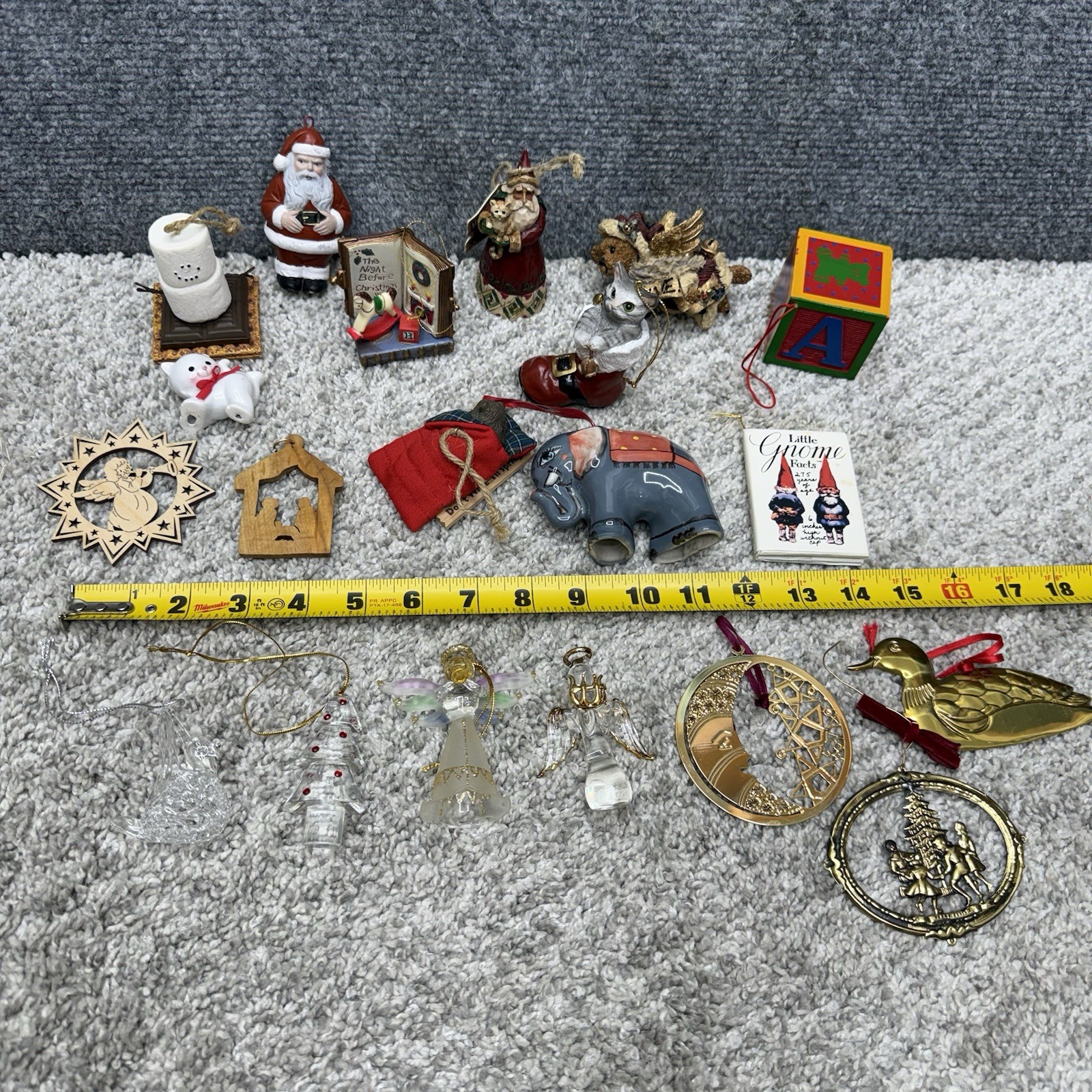 Christmas Ornaments Huge Lot Vintage angels Santa bear marshmallow block + More Christmas Ornaments Huge Lot Vintage angels Santa bear marshmallow block + More