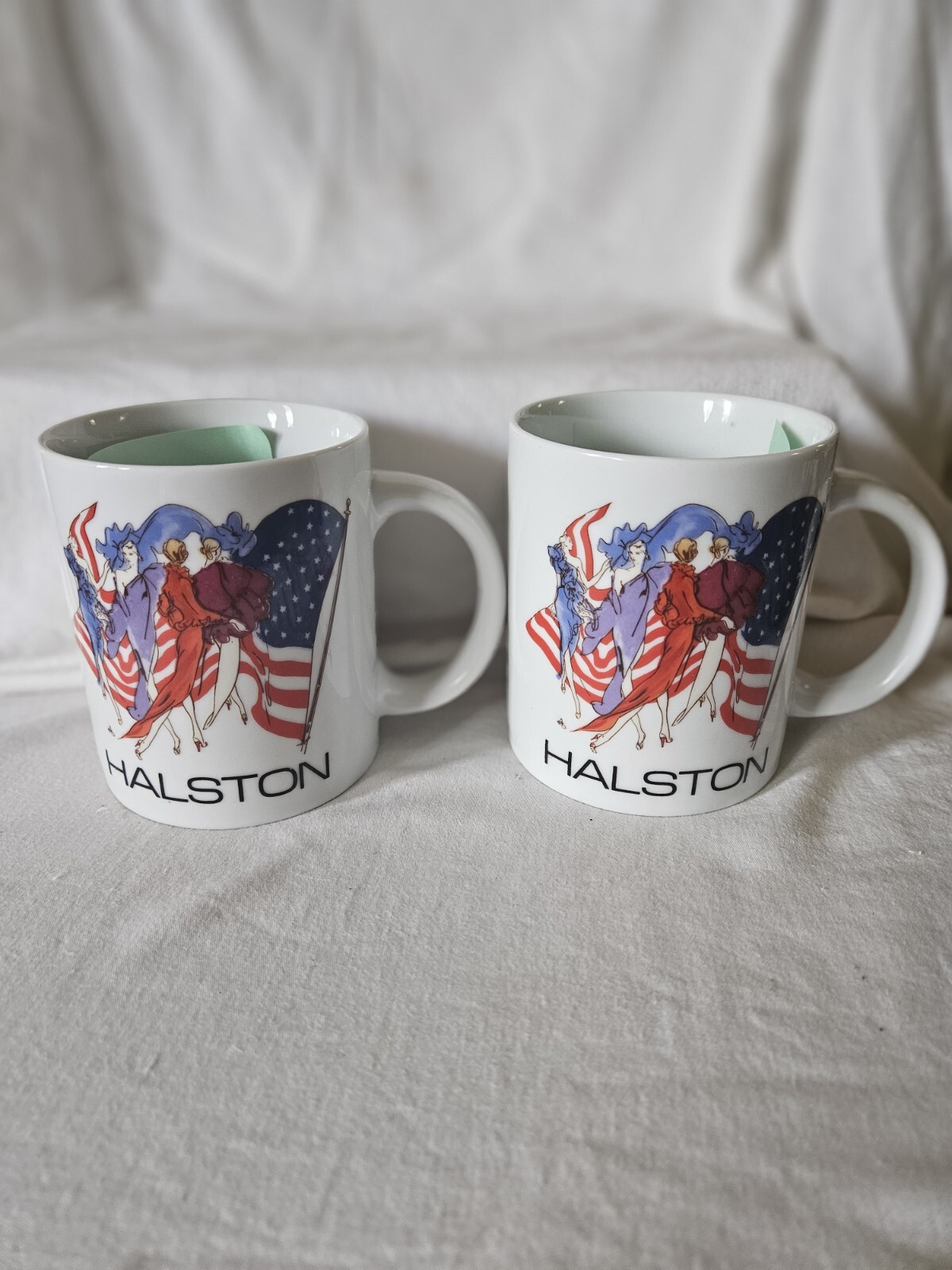 Set of 2 American Fashion Halston Mugs Set of 2 American Fashion Halston Mugs