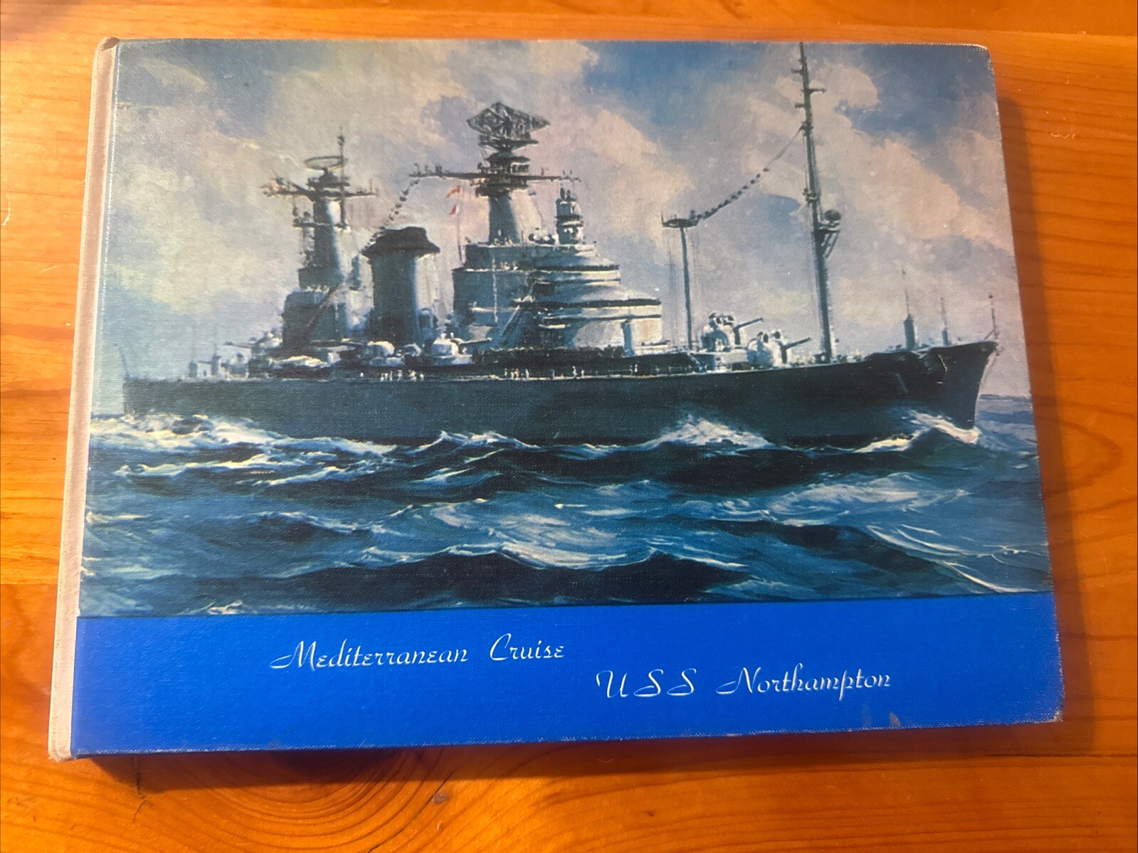 Vtg USS Northampton Book CLC-1 1956 May-Sept Mediterranean Deploy Navy Cruise Vtg USS Northampton Book CLC-1 1956 May-Sept Mediterranean Deploy Navy Cruise